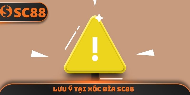 Lưu ý tại xóc đĩa SC88